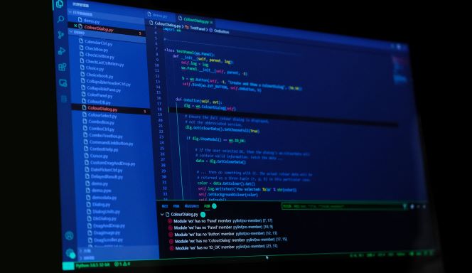 Javaでプログラミング中のパソコンの画面